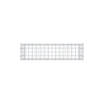Gabion 80 cm x 40 cm x 20 cm (L x H x D), mesh size 5 cm x 10 cm, C-ring