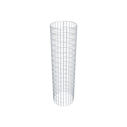 Gabionpelare rund 42 cm diameter, 160 cm höjd, maskstorlek 5 cm x 10 cm