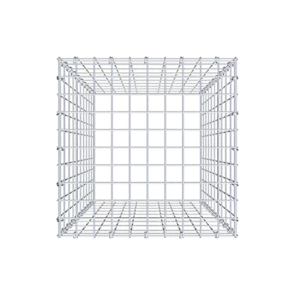 Monteret gabion type 3 100 cm x 50 cm x 50 cm (L x H x D), maskestørrelse 5 cm x 10 cm, C-ring