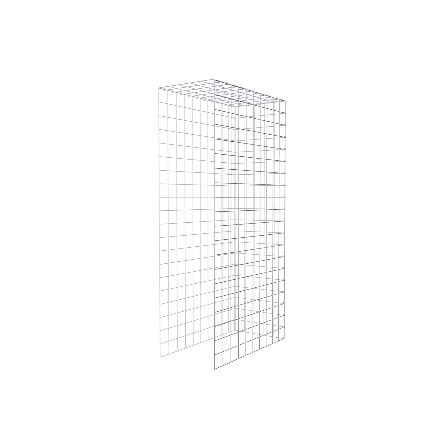 Fourche rapportée type 4 200 cm x 100 cm x 50 cm (L x H x P), mailles 10 cm x 10 cm, anneau en C