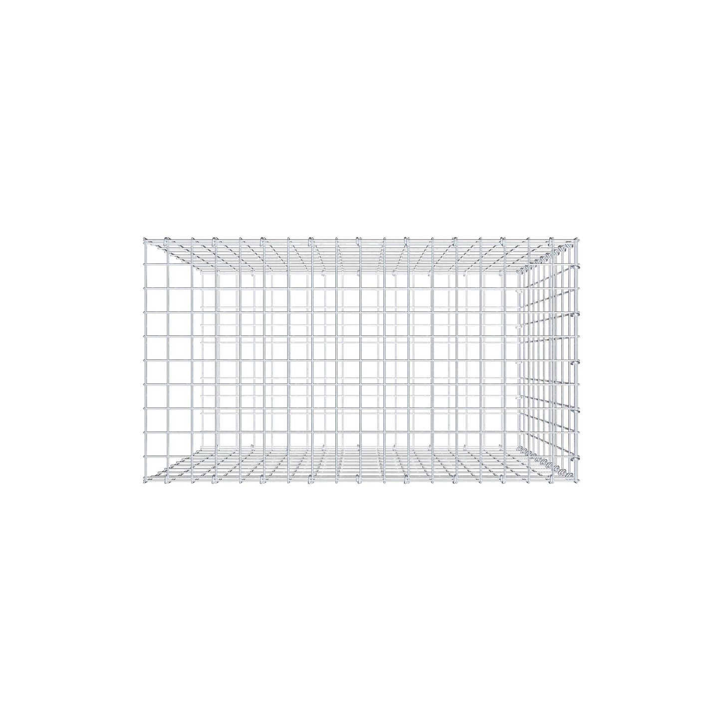 Tilläggspåle typ 2 100 cm x 90 cm x 50 cm, maskstorlek 5 cm x 10 cm, C-ring