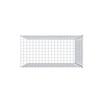 Gavión complementario tipo 4 100 cm x 100 cm x 50 cm (L x A x P), malla 5 cm x 5 cm, espiral