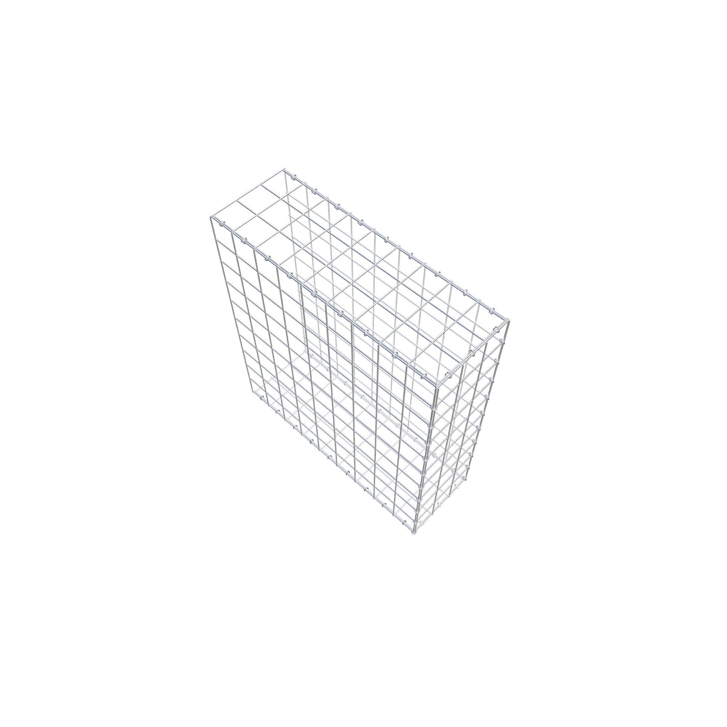 Gavión complementario de tipo 2 100 cm x 90 cm x 30 cm (L x A x P), malla 10 cm x 10 cm, anillo en C