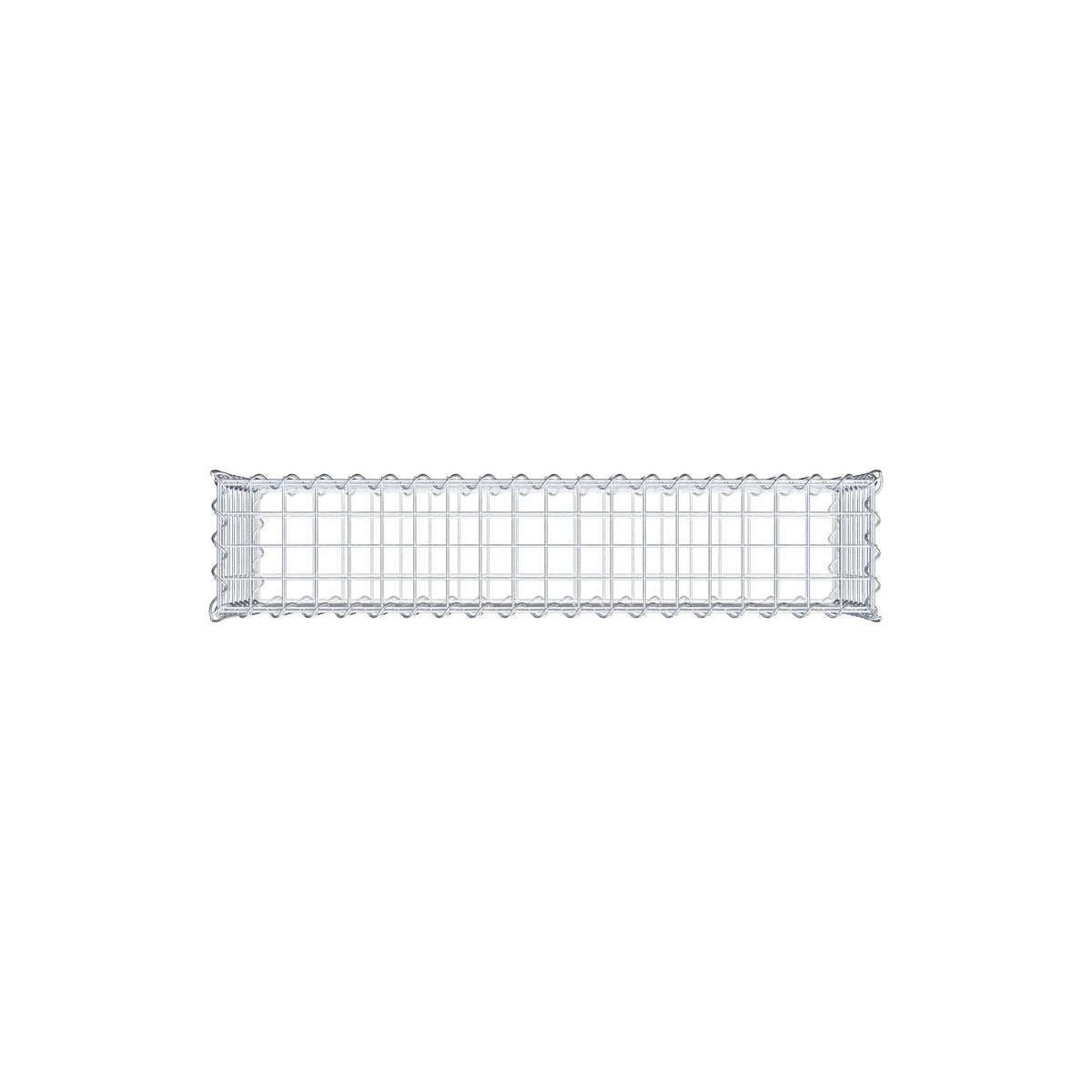 Gabion 100 cm x 40 cm x 20 cm (L x H x D), mesh size 5 cm x 5 cm, spiral