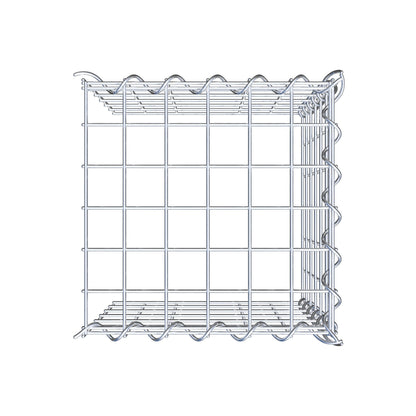 Anbaugabione Typ 4 30 cm x 30 cm x 30 cm (L x H x T), Maschenweite 5 cm x 5 cm, Spirale