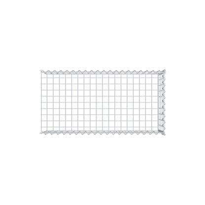 Opvokset gabion type 4 100 cm x 30 cm x 50 cm (L x H x D), maskestørrelse 5 cm x 10 cm, spiral