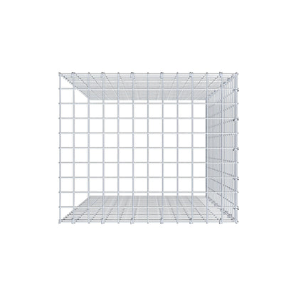 Mounted gabion type 4 100 cm x 60 cm x 50 cm (L x H x D), mesh size 5 cm x 5 cm, C-ring