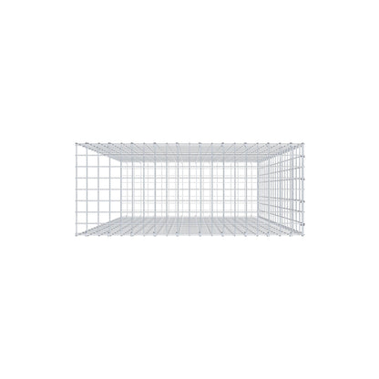 Monteret gabion type 2 200 cm x 100 cm x 40 cm, maskestørrelse 5 cm x 10 cm, C-ring
