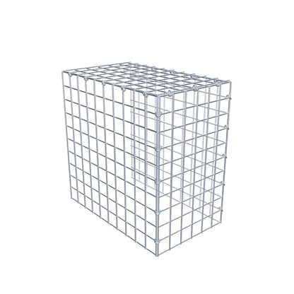 Gavión complementario tipo 4 50 cm x 50 cm x 30 cm (L x A x P), malla 5 cm x 5 cm, anillo en C