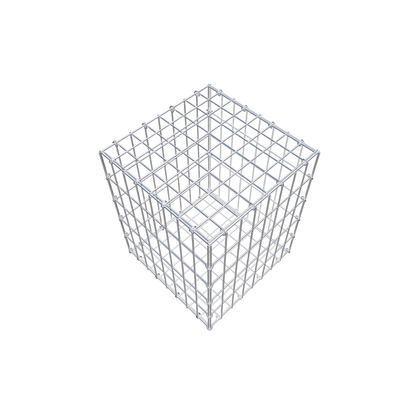 Gabion 50 cm x 40 cm x 40 cm (L x H x D), maskstorlek 5 cm x 10 cm, C-ring