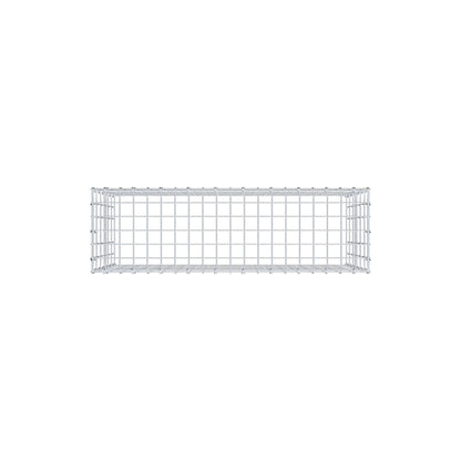 Monteret gabion type 3 100 cm x 60 cm x 30 cm (L x H x D), maskestørrelse 5 cm x 10 cm, C-ring