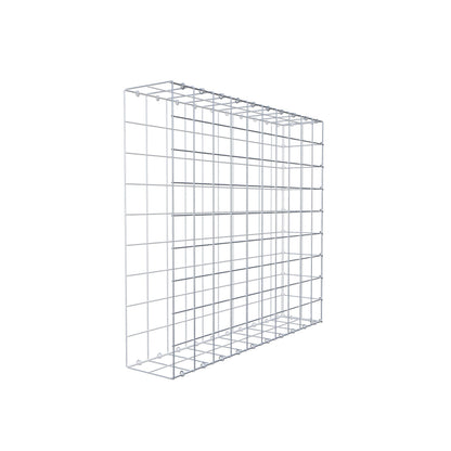 Type 2 oplegkorf 100 cm x 90 cm x 20 cm (L x H x D), maaswijdte 10 cm x 10 cm, C-ring