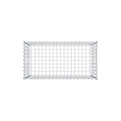 Extra gabion typ 3 100 cm x 60 cm x 50 cm (L x H x D), maskstorlek 5 cm x 10 cm, spiral
