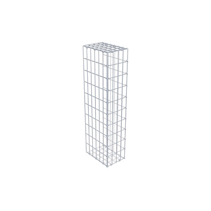Monteret gabion type 2 100 cm x 30 cm x 20 cm, maskestørrelse 5 cm x 10 cm, C-ring