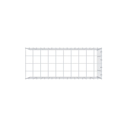 Mounted gabion type 4 100 cm x 40 cm x 40 cm (L x H x D), mesh size 10 cm x 10 cm, C-ring