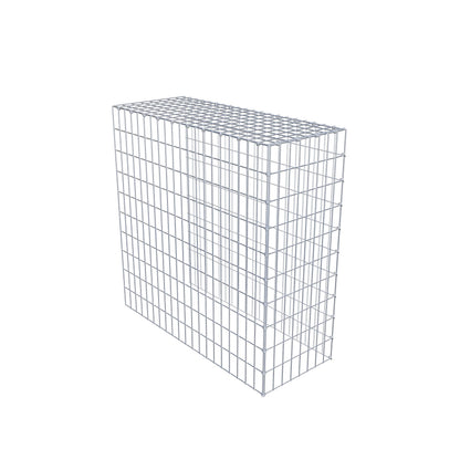 Anbaugabione Typ 4 100 cm x 100 cm x 40 cm (L x H x T), Maschenweite 5 cm x 10 cm, C-Ring