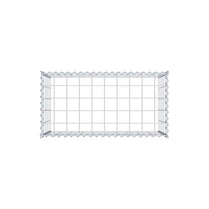Anbaugabione Typ 3 100 cm x 50 cm x 50 cm (L x H x T), Maschenweite 10 cm x 10 cm, Spirale