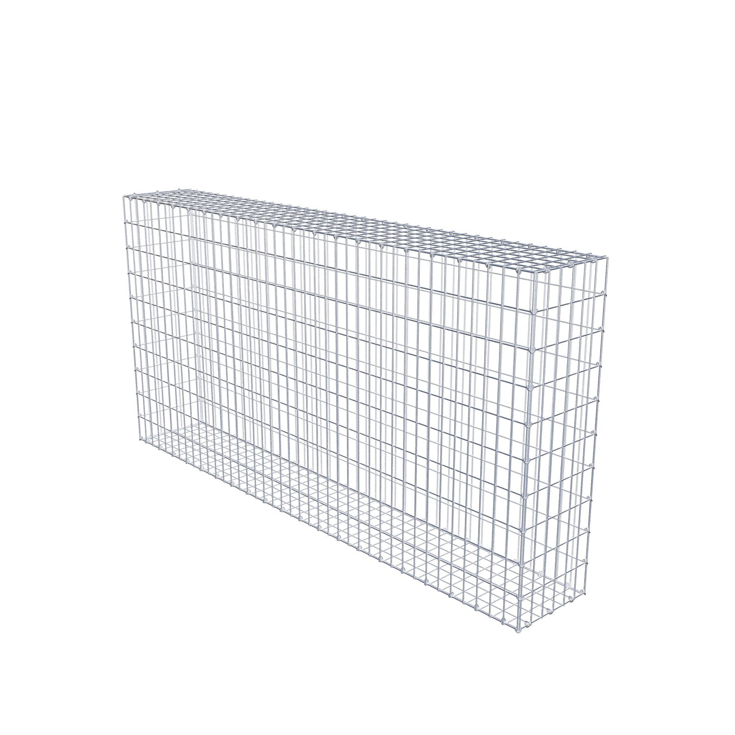 Gabion 200 cm x 100 cm x 30 cm (L x H x P), mailles 5 cm x 10 cm, anneau en C