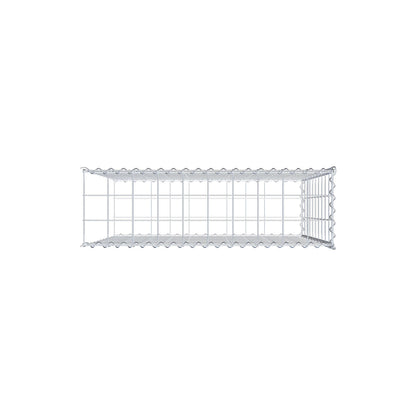 Extra gabion typ 2 100 cm x 100 cm x 30 cm (L x H x D), maskstorlek 10 cm x 10 cm, spiral