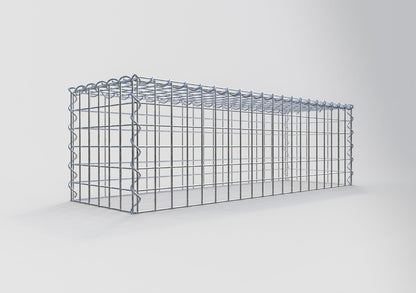 Gabbione aggiuntivo tipo 3 100 cm x 30 cm x 30 cm (L x H x P), dimensione maglia 5 cm x 5 cm, a spirale
