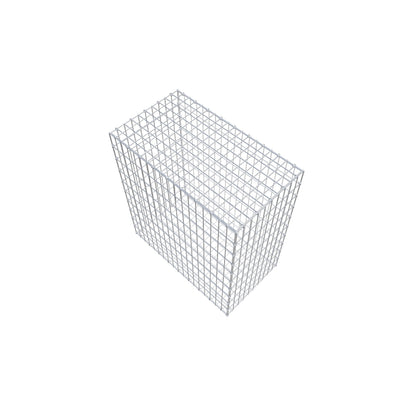 Gabion 100 cm x 90 cm x 50 cm (L x H x D), maskstorlek 5 cm x 10 cm, C-ring