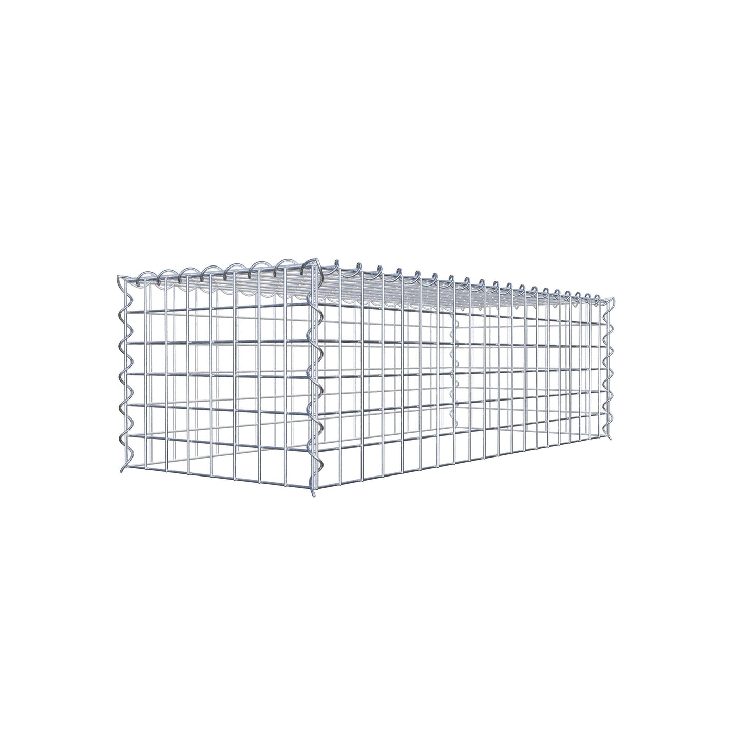 Gabião Tipo 3 100 cm x 30 cm x 40 cm (C x A x P), malhagem 5 cm x 5 cm, espiral