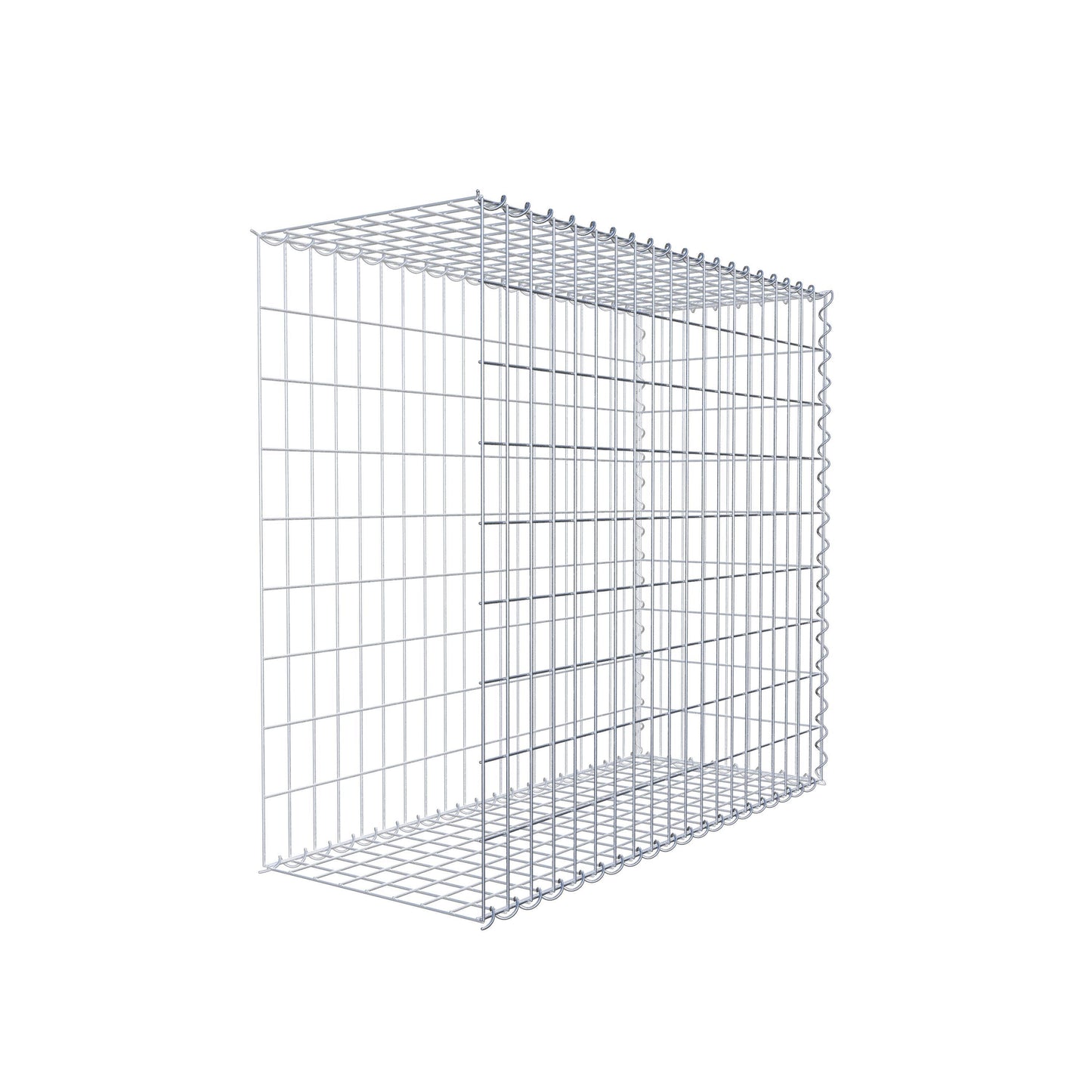 Extra gabion typ 2 100 cm x 90 cm x 40 cm (L x H x D), maskstorlek 5 cm x 10 cm, spiral