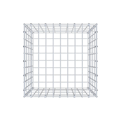 Anbaugabione Typ 3 50 cm x 50 cm x 50 cm (L x H x T), Maschenweite 5 cm x 10 cm, C-Ring