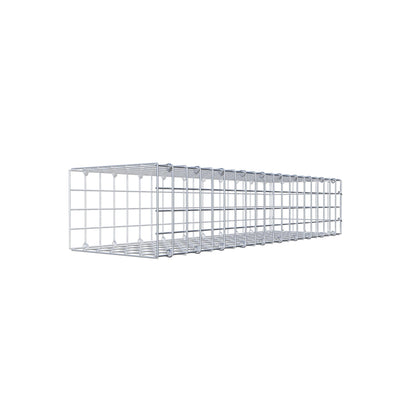 Extra gabion typ 2 100 cm x 20 cm x 30 cm (L x H x D), maskstorlek 5 cm x 5 cm, C-ring