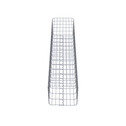 Gabion column square 37 cm x 37 cm, 160 cm height, MW 5 cm x 10 cm
