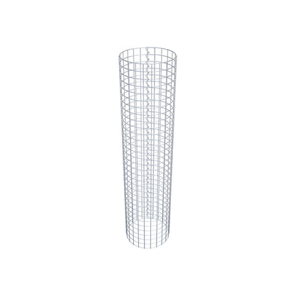 Gabionpelare rund 37 cm diameter, 160 cm höjd, maskstorlek 5 cm x 5 cm