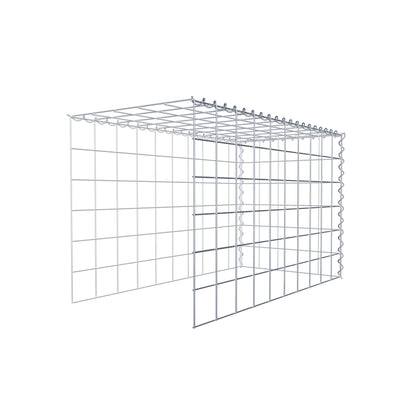Anbaugabione Typ 4 100 cm x 60 cm x 50 cm (L x H x T), Maschenweite 10 cm x 10 cm, Spirale