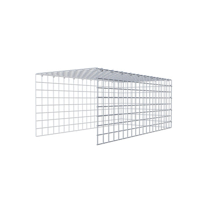 Anbaugabione Typ 4 100 cm x 40 cm x 50 cm (L x H x T), Maschenweite 5 cm x 5 cm, C-Ring