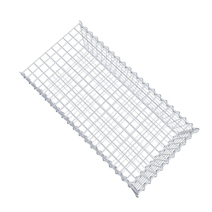 Gavión complementario tipo 2 100 cm x 30 cm x 50 cm (L x A x P), malla 5 cm x 5 cm, espiral