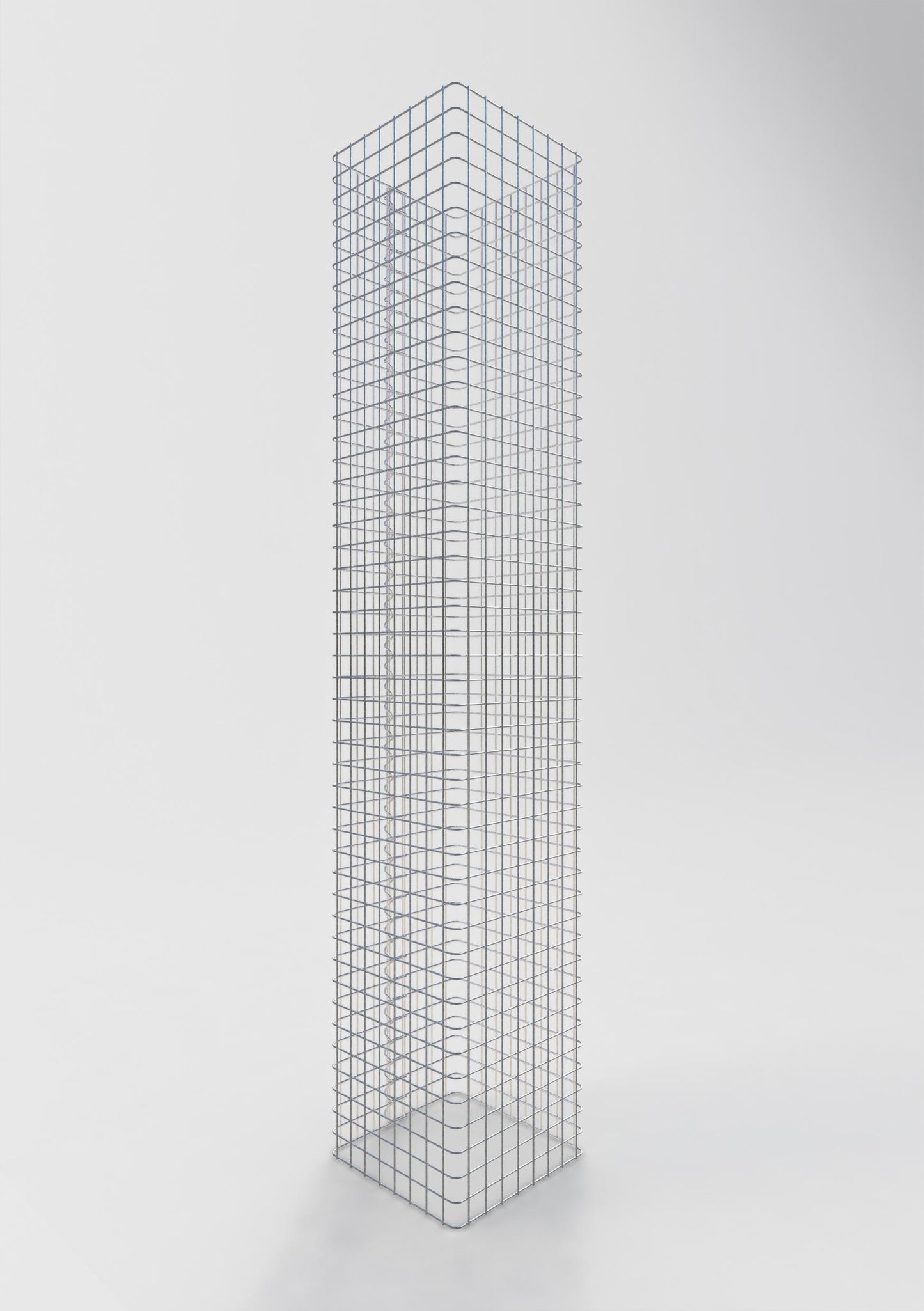 Columna de gaviones 42 x 42 cm MW 5 x 5 cm cuadrado