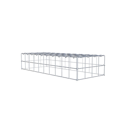Anbaugabione Typ 3 100 cm x 20 cm x 40 cm (L x H x T), Maschenweite 10 cm x 10 cm, C-Ring