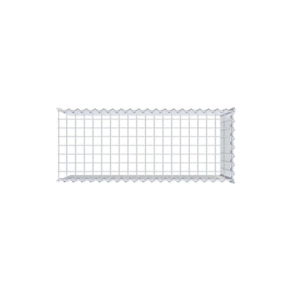 Gabion rapporté type 4 100 cm x 50 cm x 40 cm (L x H x P), mailles 5 cm x 5 cm, spirale