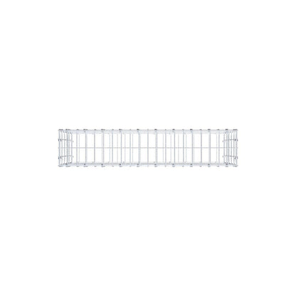 Gabion 100 cm x 50 cm x 20 cm (L x H x P), mailles 5 x 10 cm, anneau en spirale