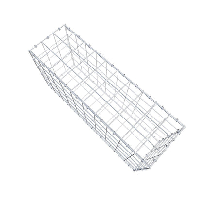 Gabione 100 cm x 50 cm x 30 cm (L x H x T), Maschenweite 10 x 10 cm, Spiralring