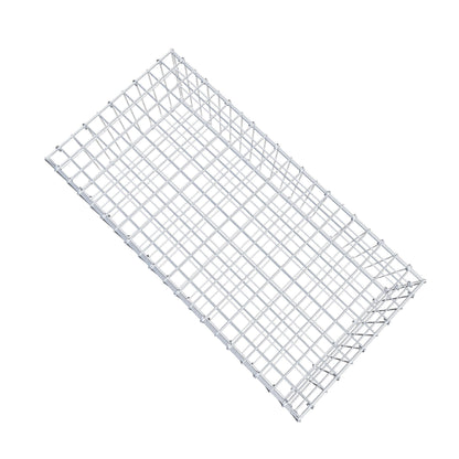 Gabião 100 cm x 30 cm x 50 cm (C x A x P), malhagem 5 cm x 10 cm, anel C