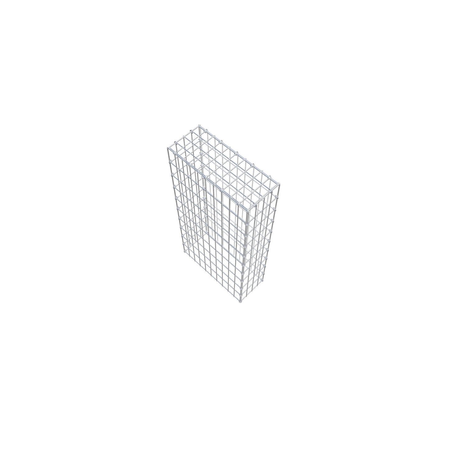 Gavión complementario de tipo 3 100 cm x 50 cm x 20 cm (largo x alto x fondo), malla 5 cm x 10 cm, anillo en C