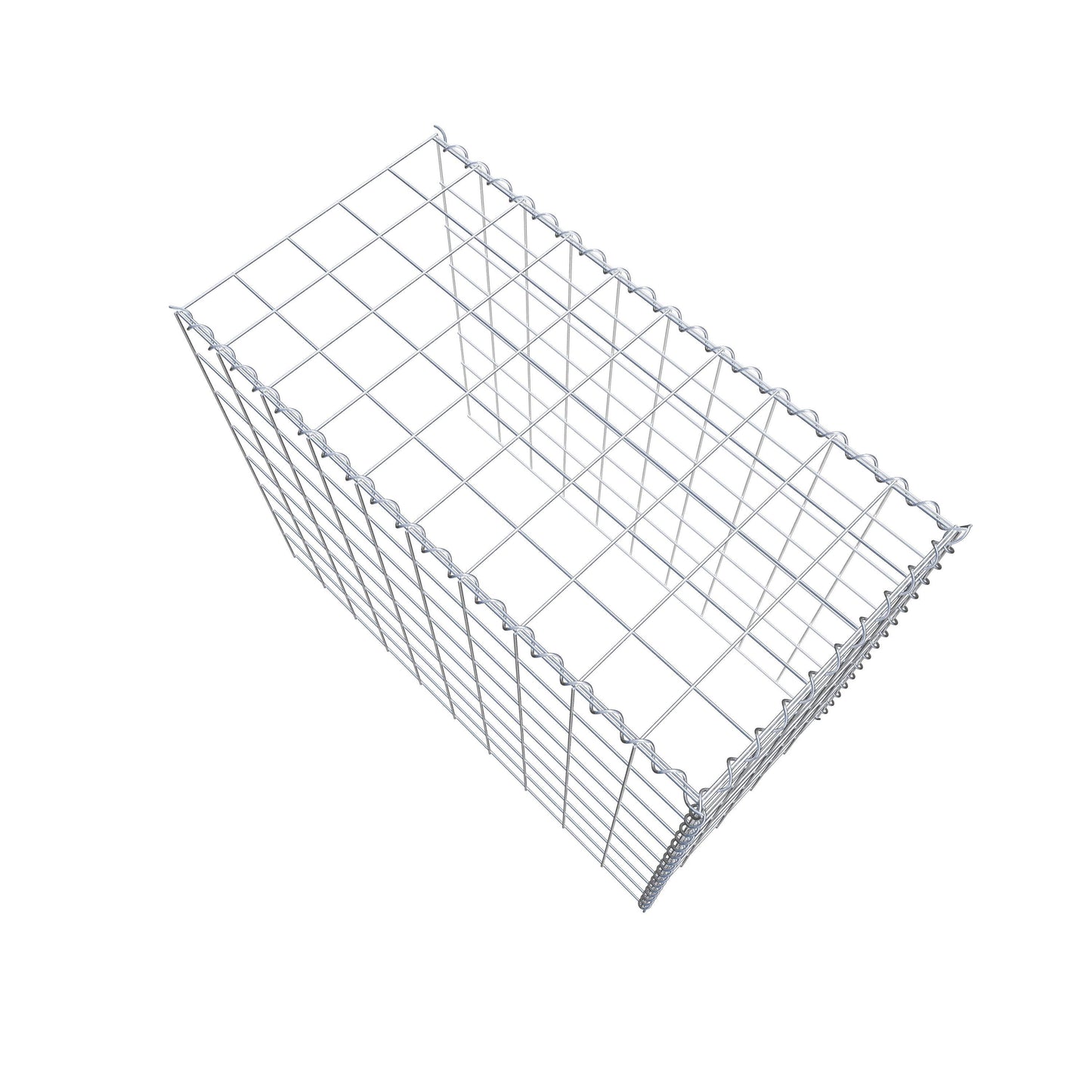 Gavión complementario tipo 4 100 cm x 80 cm x 50 cm (L x A x P), malla 10 cm x 10 cm, espiral