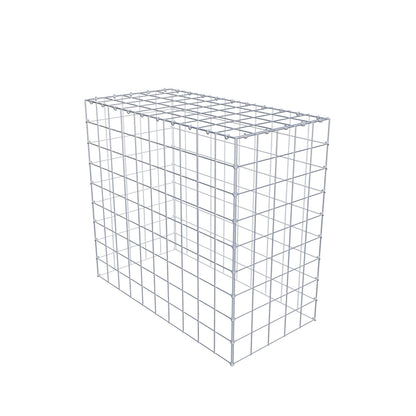 Typ 3 påbyggnadsgabion 100 cm x 90 cm x 50 cm (L x H x D), maskstorlek 10 cm x 10 cm, C-ring