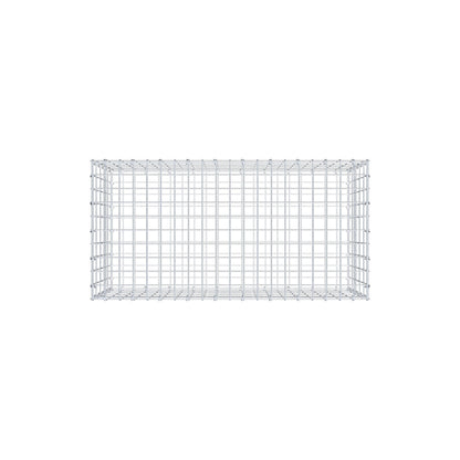 Gabione 100 cm x 50 cm x 50 cm (L x H x T), Maschenweite 5 cm x 10 cm, C-Ring