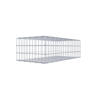 Gabião 100 cm x 30 cm x 50 cm (C x A x P), malhagem 5 cm x 10 cm, anel C