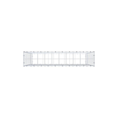 Gabion 100 cm x 100 cm x 20 cm (L x H x P), mailles 10 x 10 cm, anneau en spirale