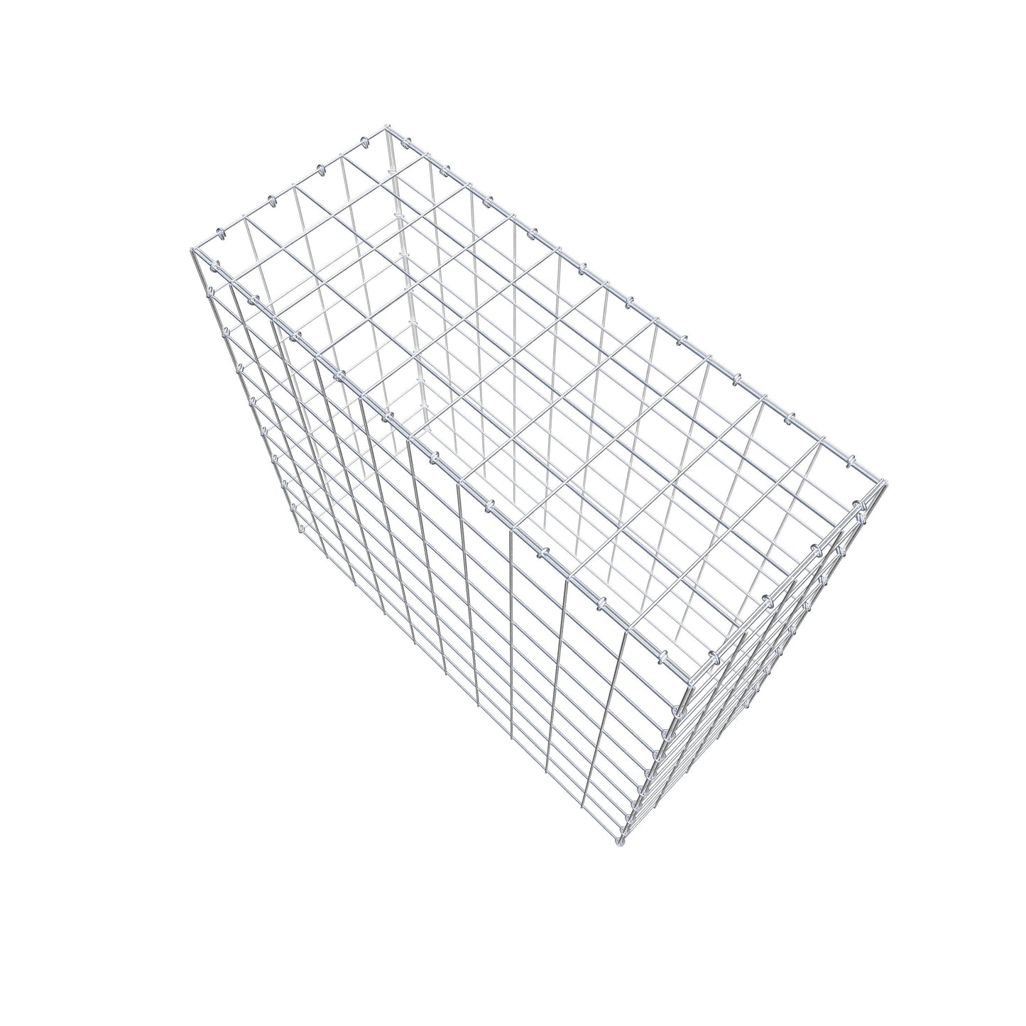 Gabião Tipo 3 100 cm x 90 cm x 40 cm (C x A x P), malhagem 10 cm x 10 cm, anel C