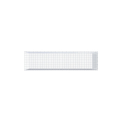Fästbar gabion typ 2 200 cm x 100 cm x 50 cm (L x H x D), maskstorlek 5 cm x 5 cm, C-ring
