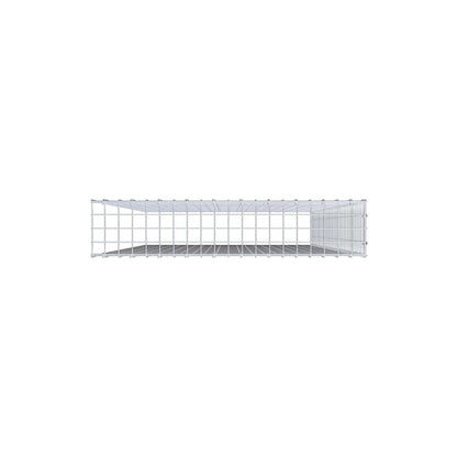 Anbaugabione Typ 4 200 cm x 100 cm x 20 cm (L x H x T), Maschenweite 5 cm x 5 cm, C-Ring