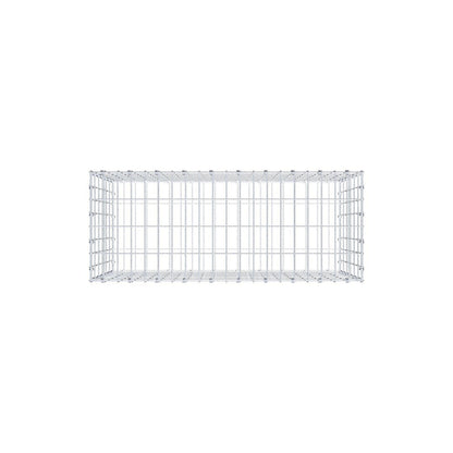 Schanskorf 100 cm x 60 cm x 40 cm (L x H x D), maaswijdte 5 x 10 cm, spiraalring